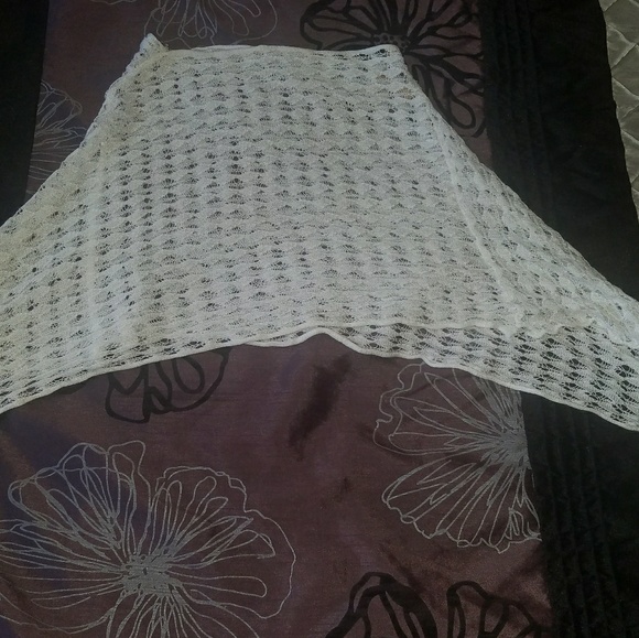WHITE KNIT COVER UP - Picture 6 of 6
